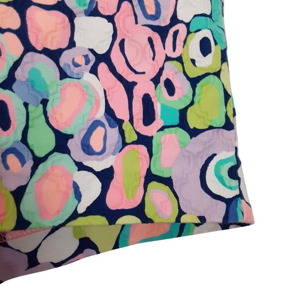 Lilly Pulitzer Ellie Shorts Gypsy Jungle Womens 8 Mosaic Multi Art Deco Preppy - Picture 3 of 11
